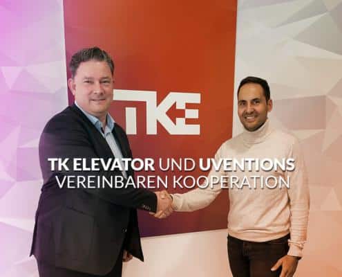 TK Elevator und UVENTIONS vereinbaren Kooperation